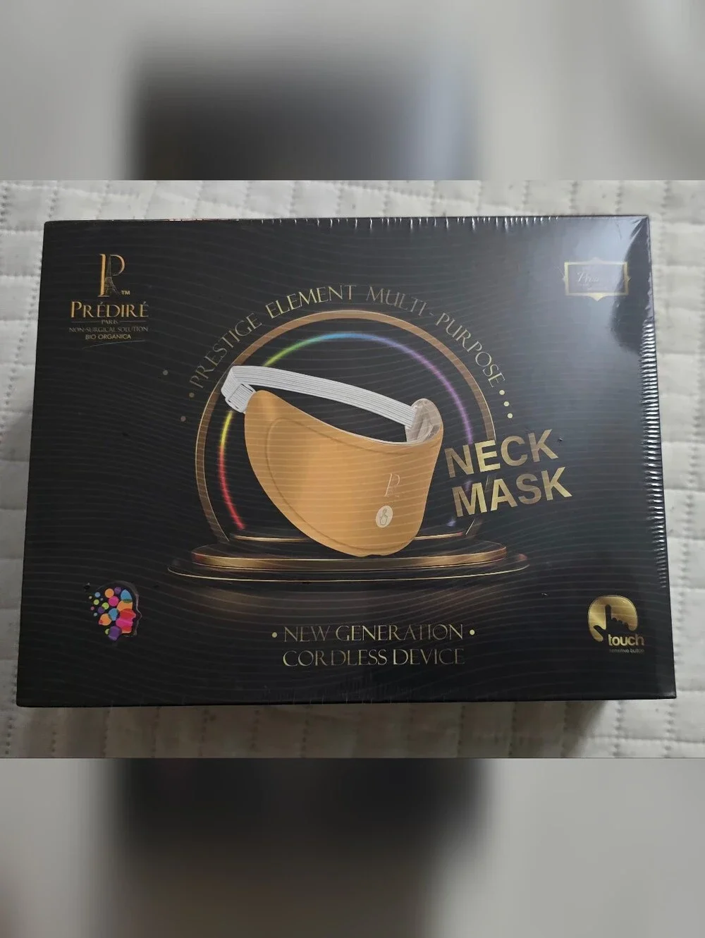 Prédiré Gold Neck Mask - Cordless Women’s Skincare Device